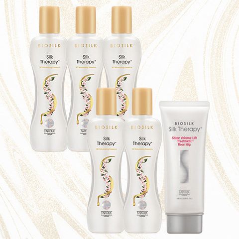 [엘지생활건강] (이번달단하루)실크테라피 3D 볼류마이징 에센스150ml 5개(체험분1개)+트리트먼트 100ml 1개