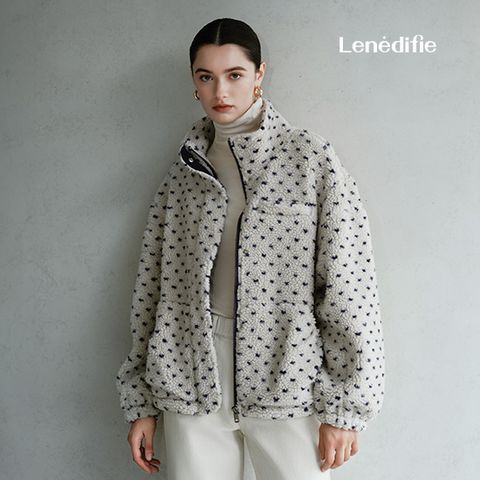 [미리주문10%] 26FW 도트 부클레 하이넥 점퍼