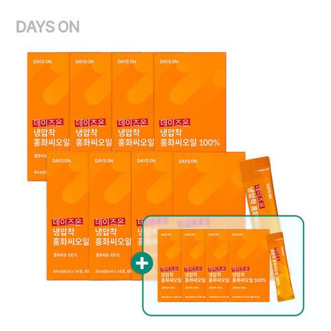 [데이즈온] 냉압착 홍화씨 오일 8+4박스(6ml*14포*12박스)