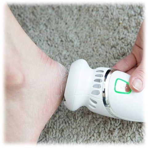 [진주리빙]글라스 흡입형 전동 각질 제거기 베베풋글라스 air