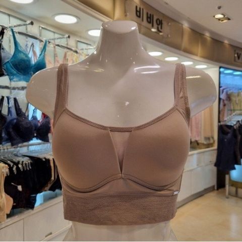 DB_ 비비안 폴리쉘론 원단 노와이어 스포츠브라 (BR1801A)