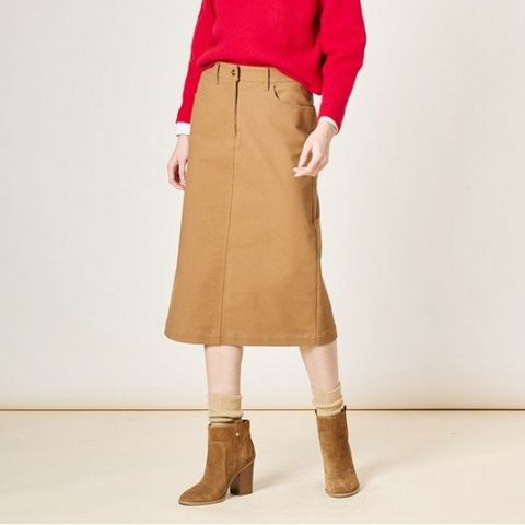 DB_ BCBG 세미 A라인 스커트 (B2W9S201)