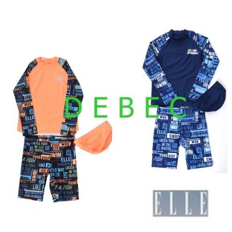 DB_ 엘르 남아 래쉬가드+바지+수모 SET (E0SBIVL15)
