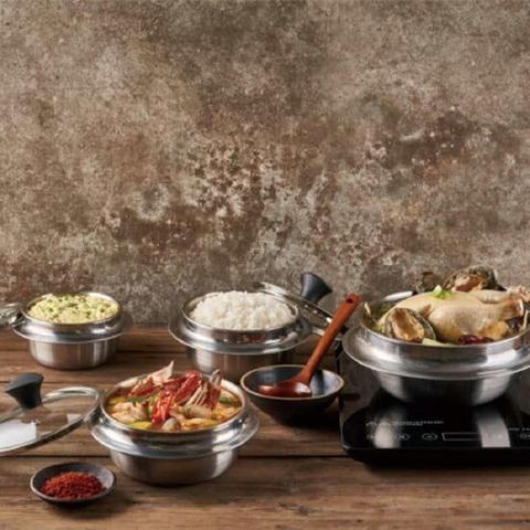 [바보사랑] SAUTEN 소댕 통3중 스텐 가마솥 12cm -포인텍