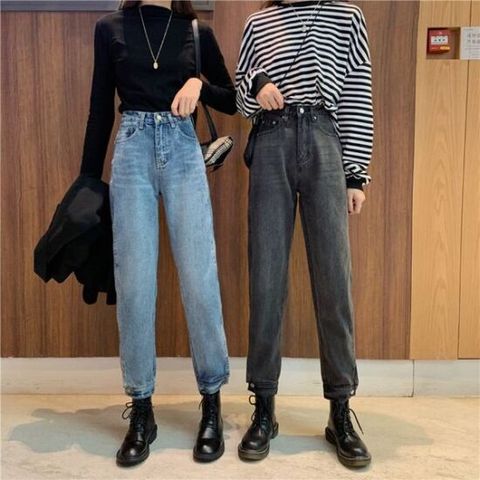 [겟잇미]일자 워싱 스판 조거 청바지