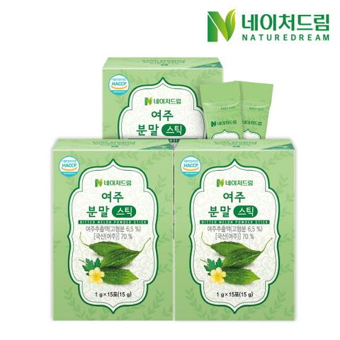 [네이처드림] 여주분말 스틱 1g x 15포 3박스