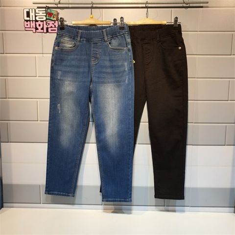 유솔대동백화점 DP01 밴딩 약기모 청바지 ULTJ21W02
