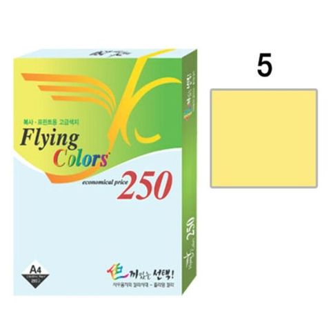 플라잉컬러250 (NO05)(A4 80g 연노랑 250매 팩)