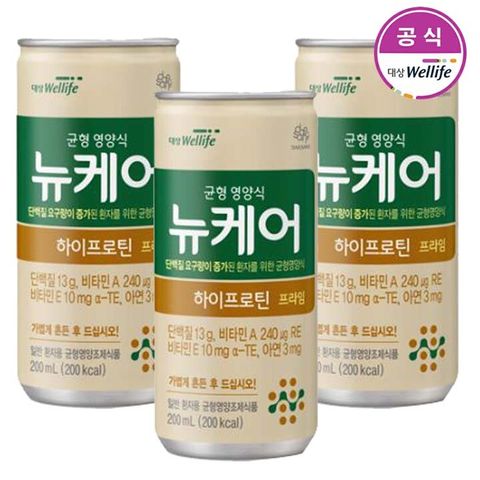 대상웰라이프 대상웰라이프 뉴케어 하이프로틴 200mlx30캔/고단백 균형영양식