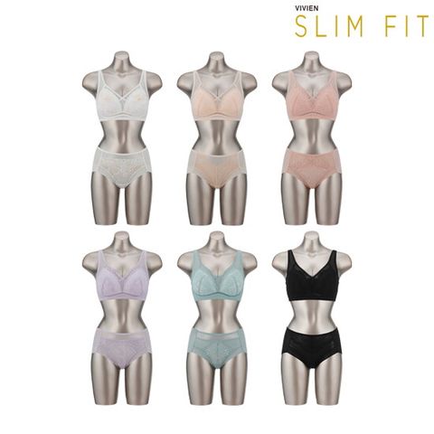 비비안 SLIMFIT 썸머 브라팬티 6세트