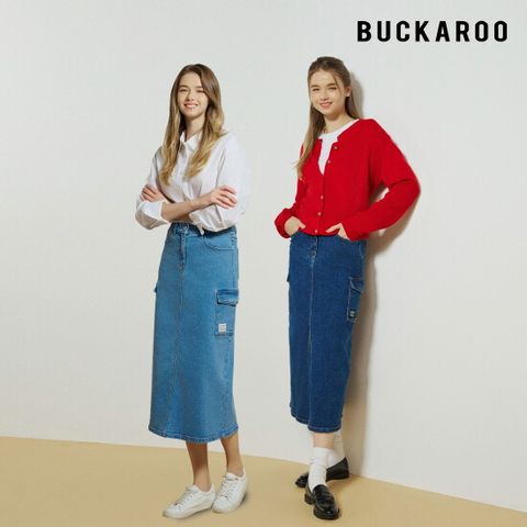 버커루 여성 데님 스커트 2종