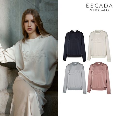 ESCADA 여성 새틴 맨투맨