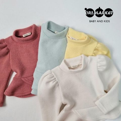옹알이마켓 [보리보리/옹알이마켓]22FW 겨울신상 플레어 티