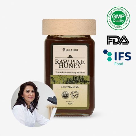[단품]비앤유 천연 소나무 감로꿀(300g*1병)