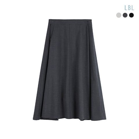 25SS 메탈 핀스트라이프 훌 스커트