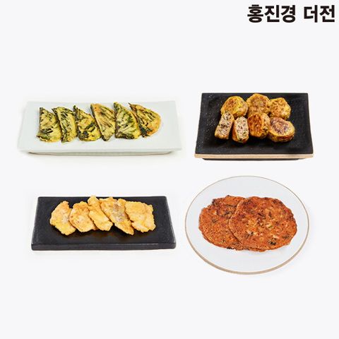 [홍진경 더전 4봉] 깻잎전1봉+동그랑땡1봉+동태전1봉+김치전1봉tt