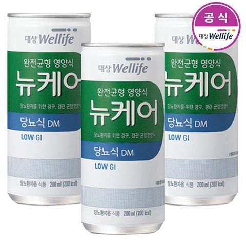 대상웰라이프 대상웰라이프 뉴케어 당뇨식DM 200mlx30캔/달지 않은 당뇨식
