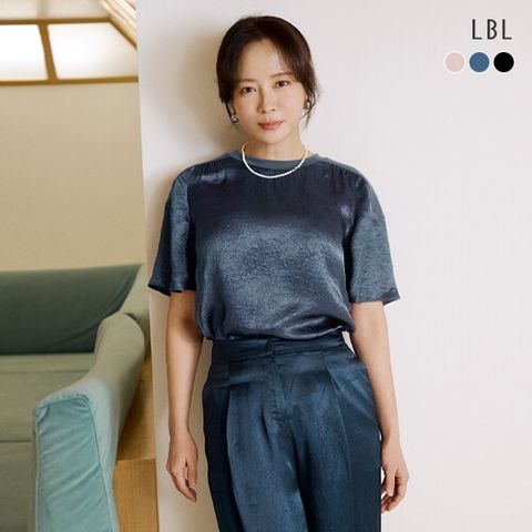 (25SS) NAIA™ 아세테이트 새틴 티블라우스 3종