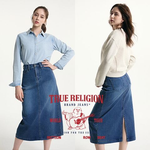 트루릴리전 25SS 여성 데님스커트 1종