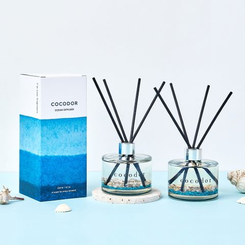 오션 디퓨저 200ml * 2개(블랙체리, 리프레싱에어, 오브블루)