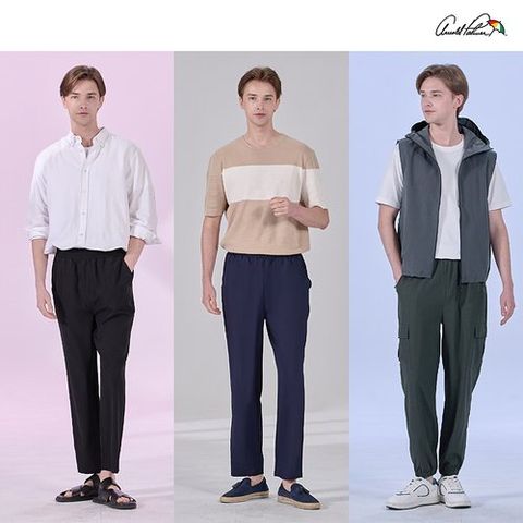 아놀드파마 (25SS 신상) 아놀드파마 남성 기능성 썸머 쿨 팬츠(3종)