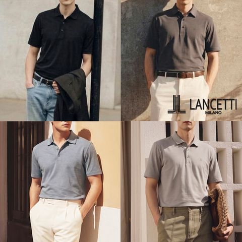 란체티 26SS 남성 썸머 쿨 카라 티셔츠 4종