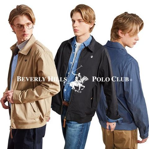 비버리힐즈폴로클럽 25SS 남성 클래식 코튼 블렌드 재킷