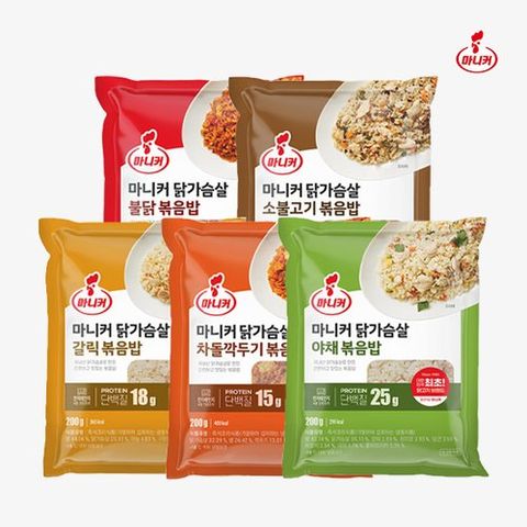 [마니커]마니커 닭가슴살 볶음밥 골라담기 200g