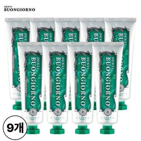 아토세이프 덴티본조르노 구취 치약 100g 9개