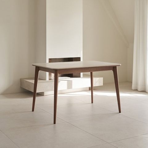 에몬스 세라드 스퀘어 1200 4인용 세라믹 식탁