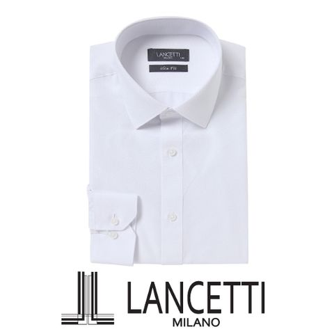 란체티 슬림 화이트 셔츠 502