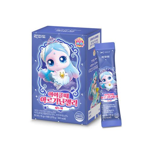 락피도 건강기능식품 [대상웰라이프] 락피도 캐치티니핑 시즌6 아이클때 아르기닌젤리 (15 gx18포)