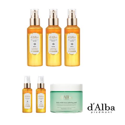 달바 *화이트 트러플 로얄 세럼 100ml 3병+60ml 2병+시카 카밍패드 1개