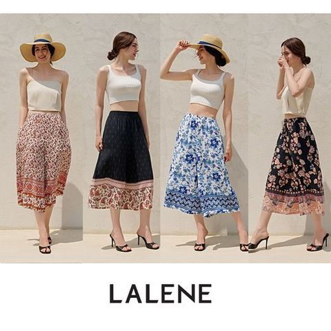 라렌느 (25SS) 인견 쿨링 와이드 팬츠 패키지(4종)