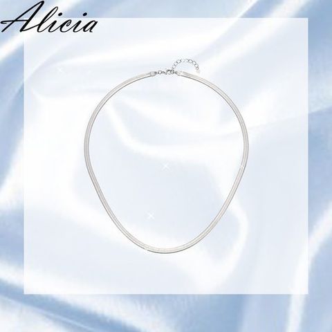 알리시아 925 Silver 스네이크 목걸이