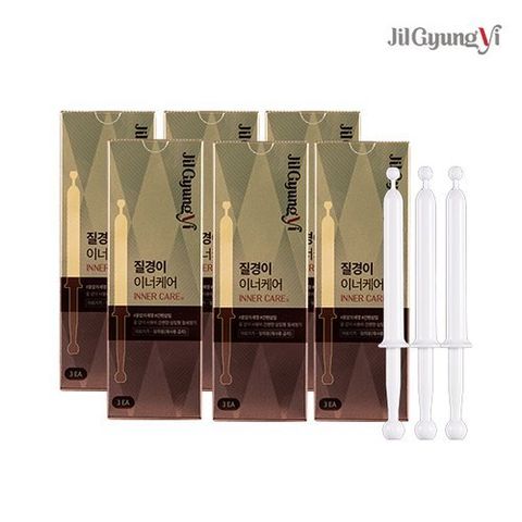 질경이 [더블구성] 최초 질 내부 세정 의료기기 이너케어 3개입*6박스