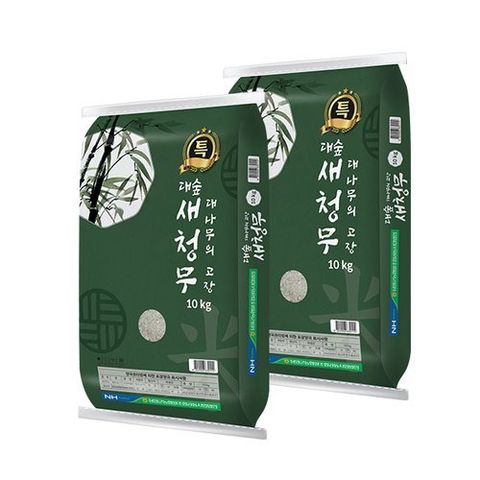 넛파인 [담양군농협]대숲맑은 담양쌀 새청무 특등급 20kg(10kg+10kg)