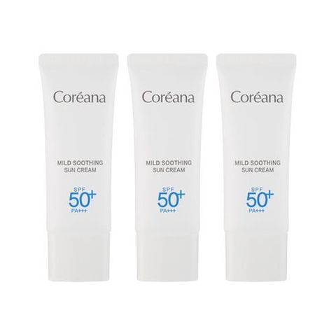 코리아나 마일드 수딩 선크림 1+1+1