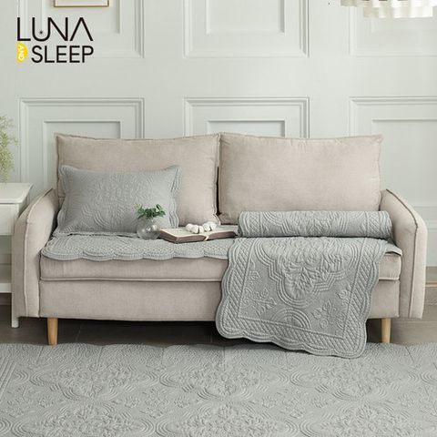 루나앤슬립 [4인용]목화솜 자수퀼팅 통워싱 소파패드 1+1 세트(+멀티매트)
