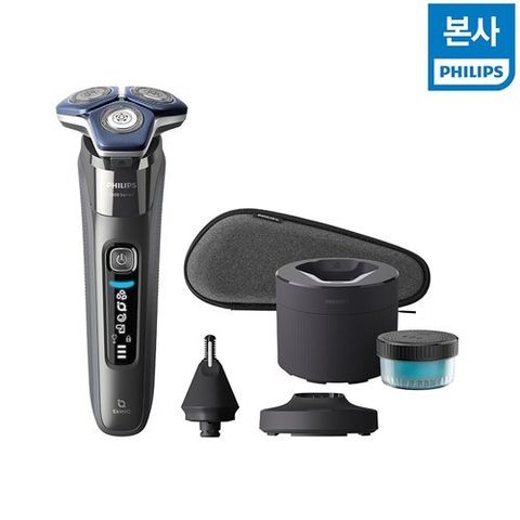 필립스 [본사] 필립스 SkinIQ 7000 시리즈 전기면도기 S7887/71 다크 크롬