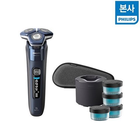 필립스 [본사] 필립스 SkinIQ 7000 시리즈 전기면도기 S7885/74 아드리아틱블루