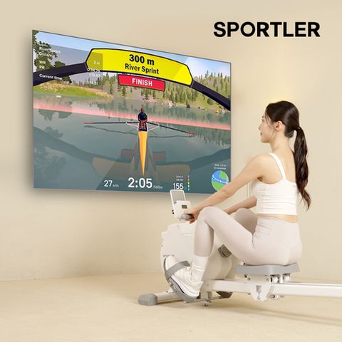 스포틀러 R06 메타 로잉머신 즈위프트 키노맵 헬스 게임 유산소 가정용 운동 기구 홈트