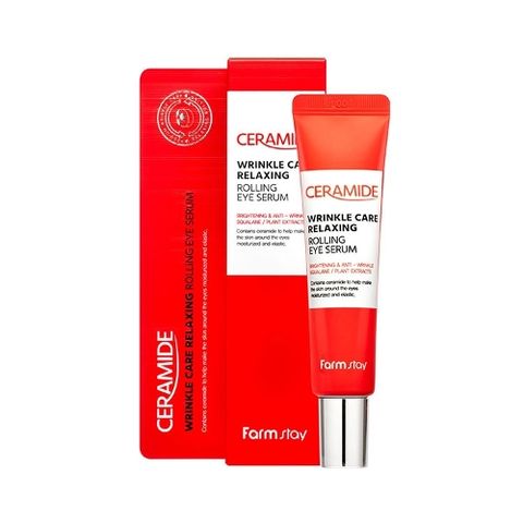 [팜스테이]팜스테이 세라마이드 링클케어 릴렉싱 롤링 아이세럼 25ml