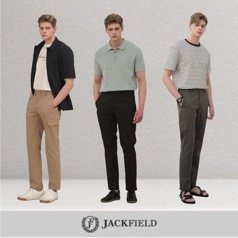 잭필드 25SS 남성 썸머 프리 무빙 팬츠 3종