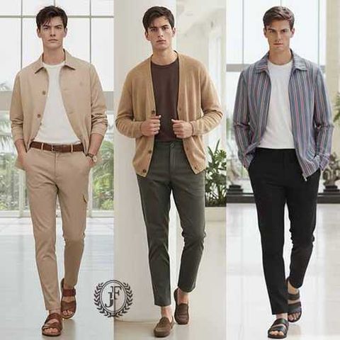 잭필드 남성 프리 무빙 팬츠 3종