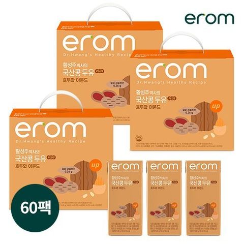 이롬 황성주박사의 국산콩두유 PLUS 호두와 아몬드 60팩