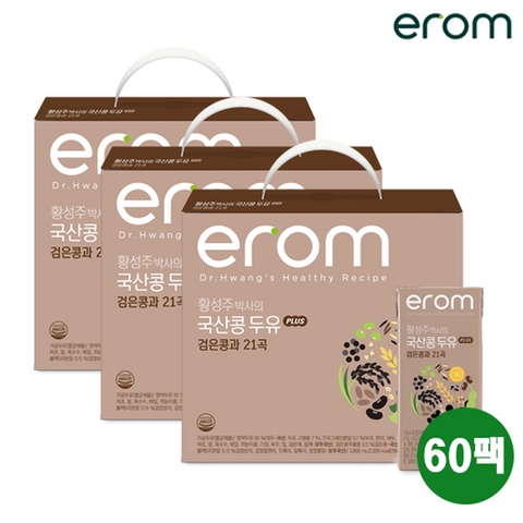 이롬 황성주박사의 국산콩두유 PLUS 검은콩과 21곡 60팩