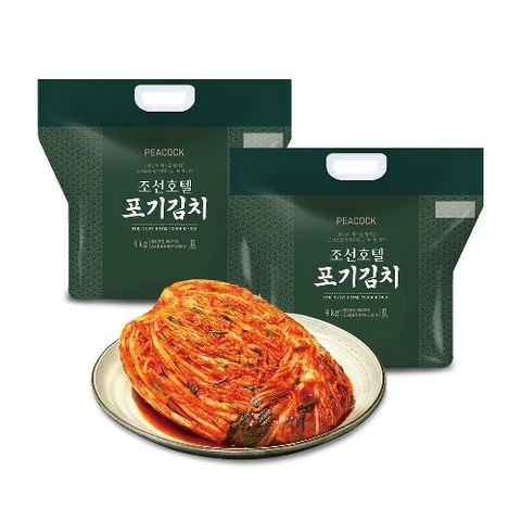 [피코크][피코크] 조선호텔 포기김치 4kg*2팩 (총 8kg)