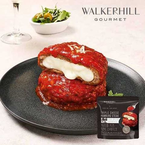 워커힐 트리플치즈 함박 스테이크 180g*7팩