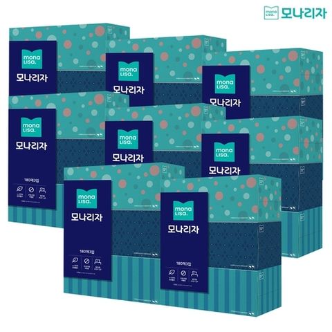 모나리자 미용티슈 180매*3입*8팩